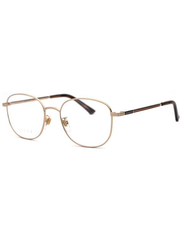 Eyewear Logo Square Metal Eyeglasses Gold - GUCCI - BALAAN 2