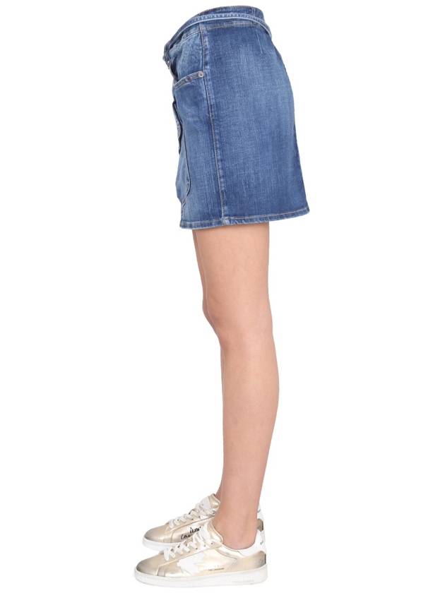 Denim Skirt S72MA0922 S30342470 BLUE - DSQUARED2 - BALAAN 4