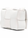 Intrecciato Cassette Small Cross Bag White - BOTTEGA VENETA - BALAAN 4