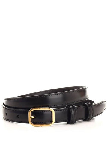 BC 16 Taullion Leather Belt 18mm Black - CELINE - BALAAN 1