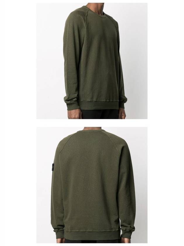 Wappen Patch Round Sweatshirt Khaki - STONE ISLAND - BALAAN 6