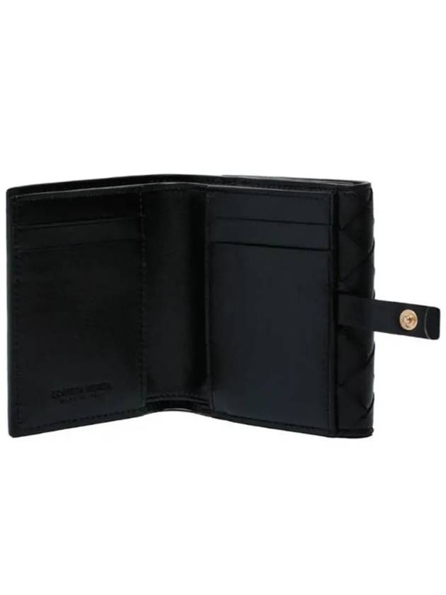 Intrecciato Mini Bicycle Wallet Black - BOTTEGA VENETA - BALAAN.