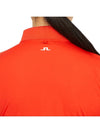 Tour Tech Short Sleeve Polo Shirt Red - J.LINDEBERG - BALAAN 8