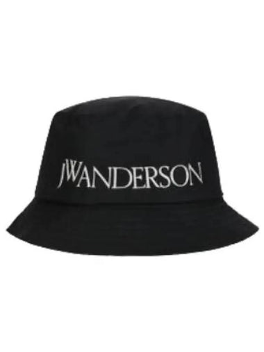 logo bucket hat black - JW ANDERSON - BALAAN 1