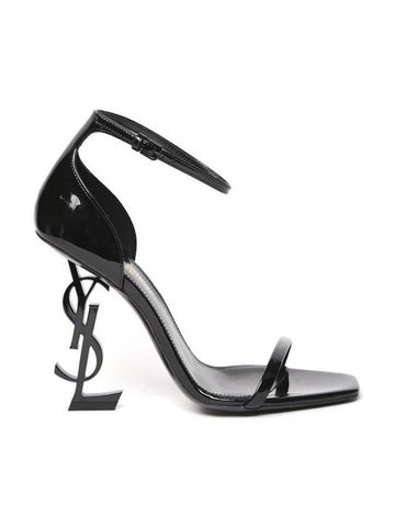 Women's Opium Sandals Black - SAINT LAURENT - BALAAN 1