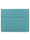 Intrecciato Weaving Card Wallet Blue - BOTTEGA VENETA - BALAAN 2