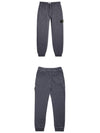 21SS 741564551 V0M67 Wappen Patch Cotton Sweat Jogger Pants Dark Gray Men’s Pants TLS - STONE ISLAND - BALAAN 4