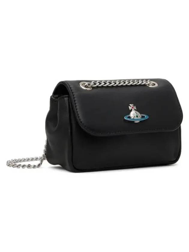 Nappa Lambskin Curb Chain Strap Shoulder Bag Small - VIVIENNE WESTWOOD - BALAAN 2