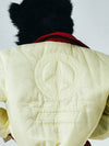 Reversible WORLD PEACE Padded Bomber Jacket LIGHT YELLOW - C.O.M.E - BALAAN 1