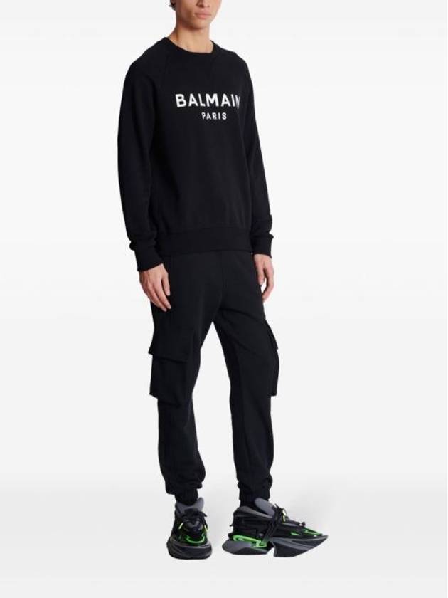 Long Sleeve T Shirt DH1JQ005BB65 EAB Black - BALMAIN - BALAAN 5