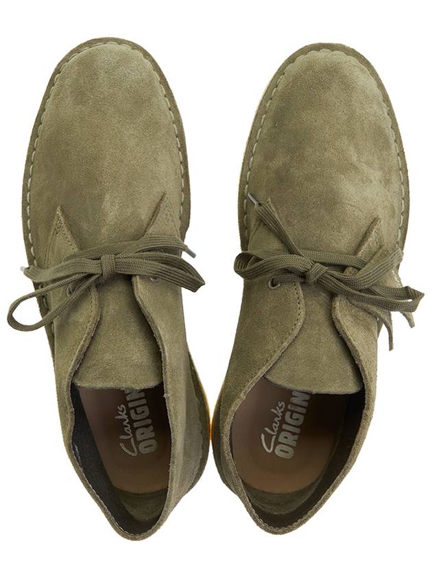 Desert Suede Ankle Boots Khaki - CLARKS - BALAAN 3