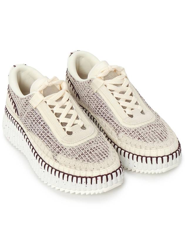 Nama Low Top Sneakers  Ivory - CHLOE - BALAAN 4