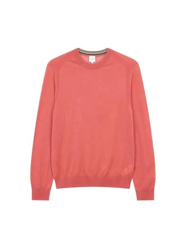 Long sleeve crew neck wool knit light red 271924 - PAUL SMITH - BALAAN 1