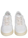 Medalist Green Tab Leather Low Top Sneakers White - AUTRY - BALAAN 5