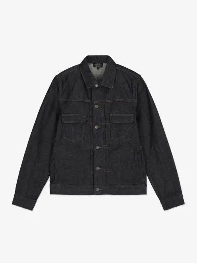 Men's Work Denim Jacket Indigo - A.P.C. - BALAAN 2