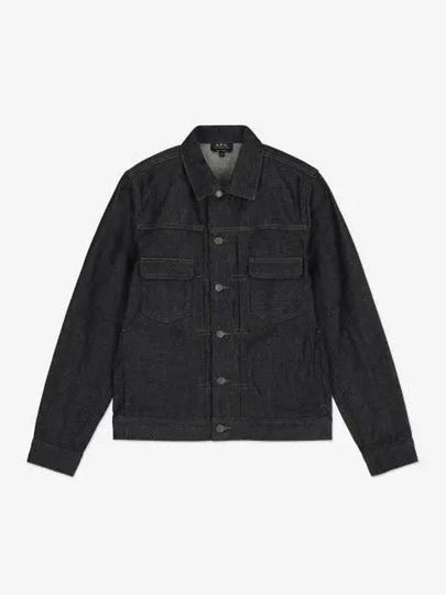 Men's Work Denim Jacket Indigo - A.P.C. - BALAAN 2