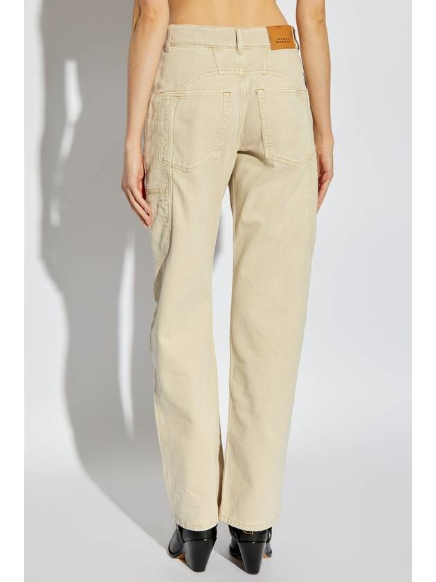 Isabel Marant Jeans Betiane, Women's, Beige - ISABEL MARANT - BALAAN 4