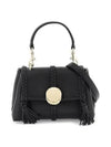 Penelope Mini Grained Leather Shoulder Bag Black - CHLOE - BALAAN 2