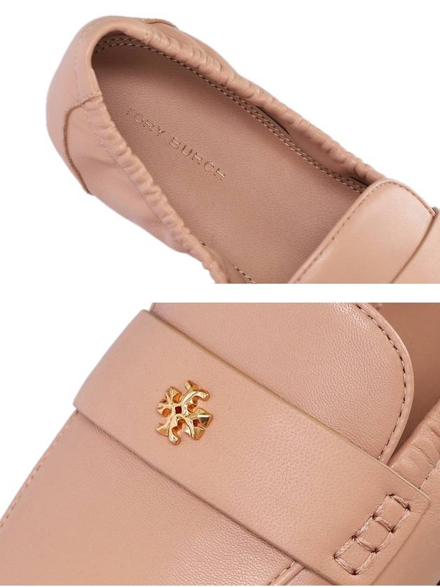 Ballet Double T Napa Leather Loafers Like Beige - TORY BURCH - BALAAN.