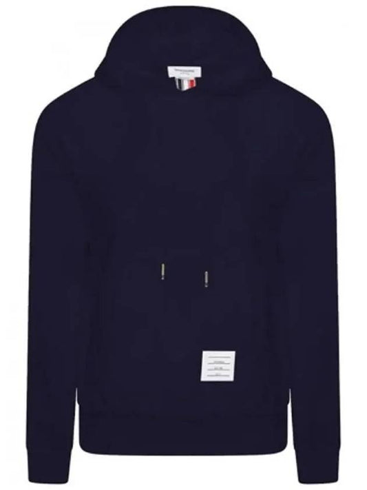 Men's Center Back Stripe Logo Patch Hoodie Navy - THOM BROWNE - BALAAN 2