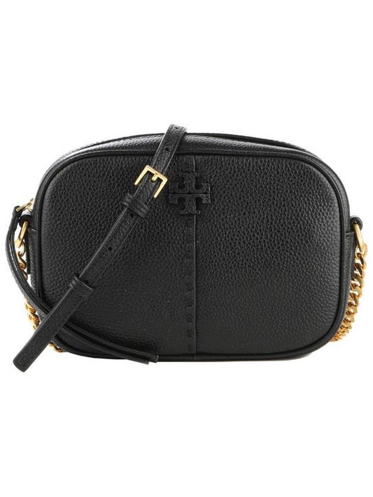 McGraw Logo Camera Shoulder Bag Black - TORY BURCH - BALAAN 2