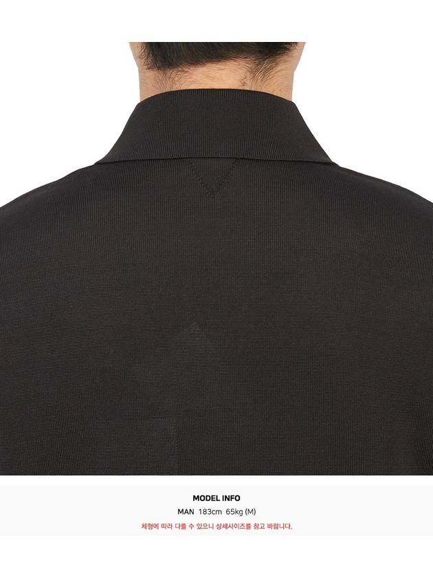 Veneta Cotton Polo Shirt Black - BOTTEGA VENETA - BALAAN 8