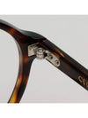 Round overfit leopard glasses brown - CELINE - BALAAN 7