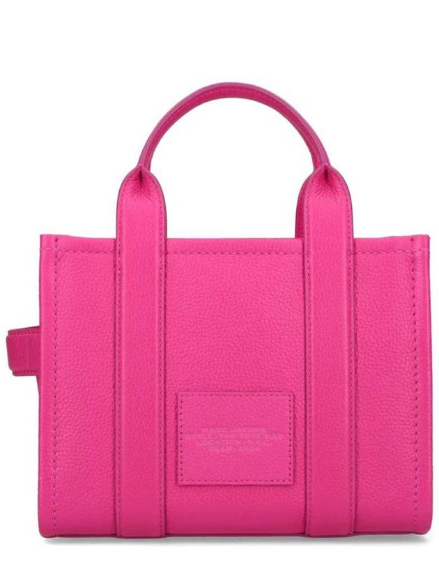 Small Leather Tote Bag Fuchsia - MARC JACOBS - BALAAN 3