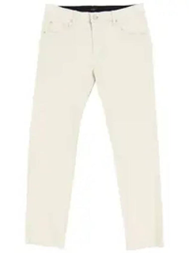 Waist Banding Spandex Slim Fit Skinny Pants Beige - IKALOOOK - BALAAN 1