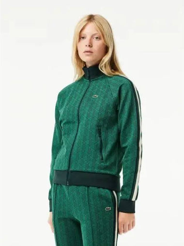 Women s high neck monogram zip up t shirt SF0856 53N QIJ domestic product GQ2N23102318504 - LACOSTE - BALAAN 1