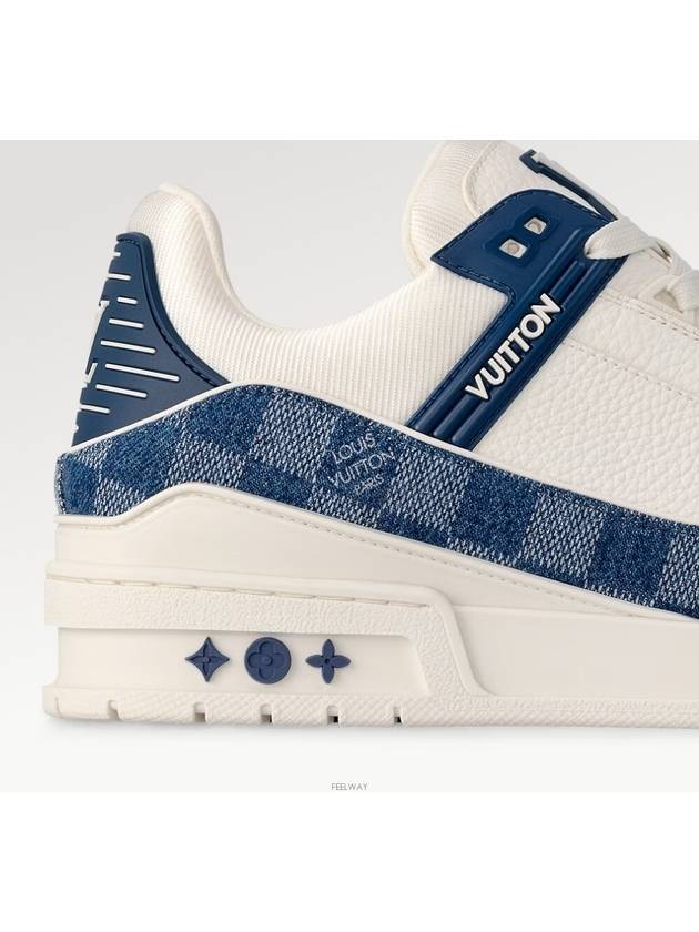 LV Trainer Low Top Sneakers Blue - LOUIS VUITTON - BALAAN 8