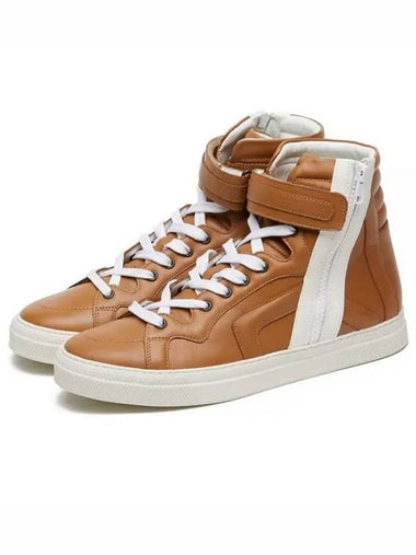 Men s Brown High Top Sneakers 112 WHITE 1156745 - PIERRE HARDY - BALAAN 1