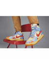 Dunk High 1985 SP High Top Sneakers Orange Acid Wash - NIKE - BALAAN 2