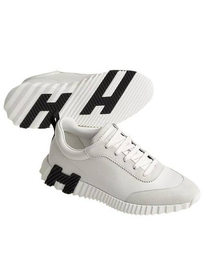 Bouncing Low Top Sneakers White - HERMES - BALAAN 2