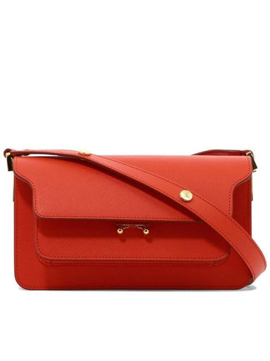 Trunk East West Shoulder Bag Orange - MARNI - BALAAN 1