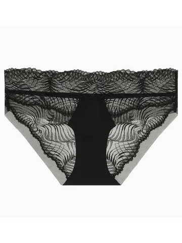 UNDERWEAR Women s CK Black Geo Lace AF Hipster QF7912ADUB1 - CALVIN KLEIN - BALAAN 1