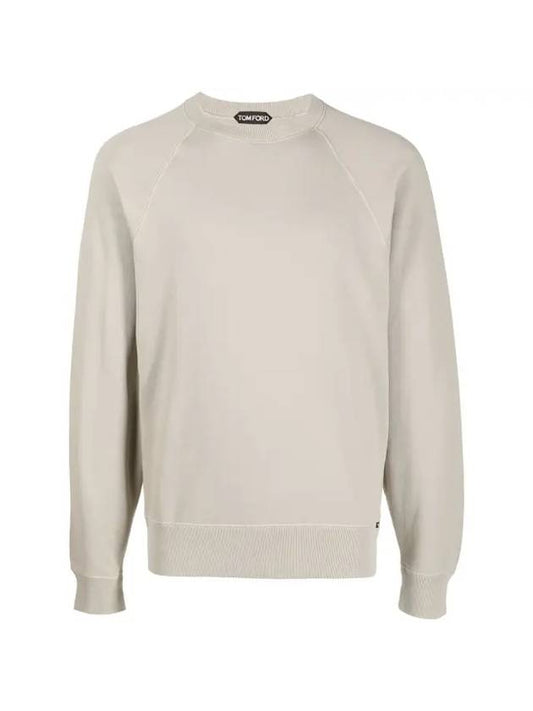 Cotton Sweatshirt Grey - TOM FORD - BALAAN 1