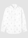 multiball embroidery long sleeve shirt white - THOM BROWNE - BALAAN.