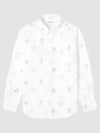 Multiball Embroidery Long Sleeve Shirt White - THOM BROWNE - BALAAN 2