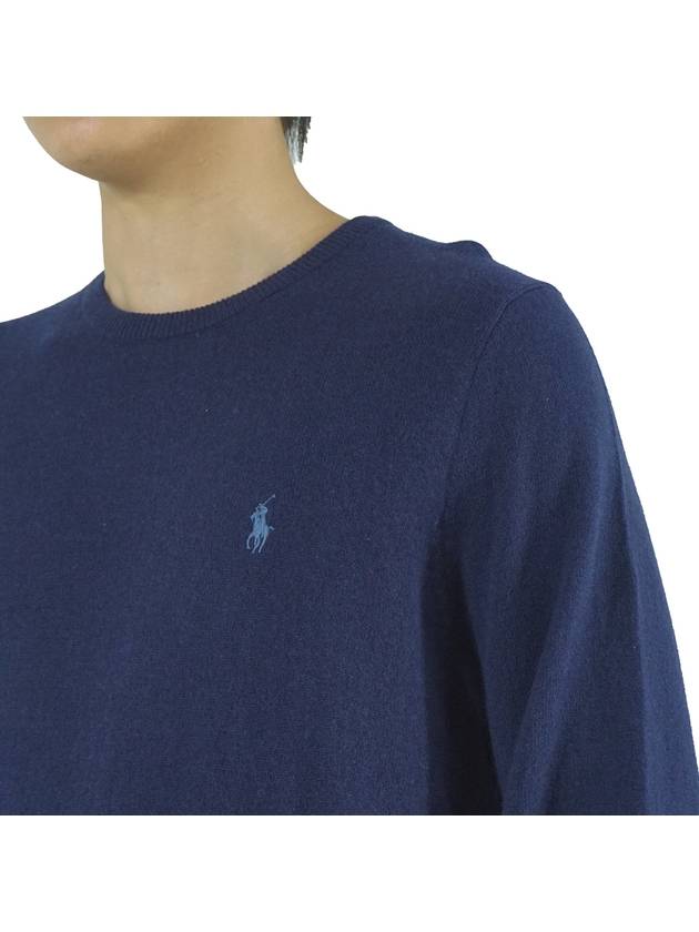 Logo Basic Pullover Knit Top Navy - POLO RALPH LAUREN - BALAAN 9