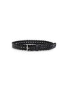 Belt E619238X47 1839 BLACK VINTAGE PALLADIUM - LOEWE - BALAAN 2