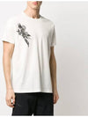 Shadow Project Logo Frozen Short Sleeve T-Shirt White - STONE ISLAND - BALAAN 6