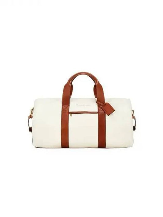 Men s Grainy Calf Skin Travel Bag White 270351 - BRUNELLO CUCINELLI - BALAAN 1