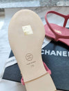 36 size clover button string sandals pink - CHANEL - BALAAN 7