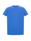 side logo short sleeve t-shirt blue - MONCLER - BALAAN 1