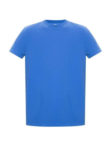 side logo short sleeve t-shirt blue - MONCLER - BALAAN 1