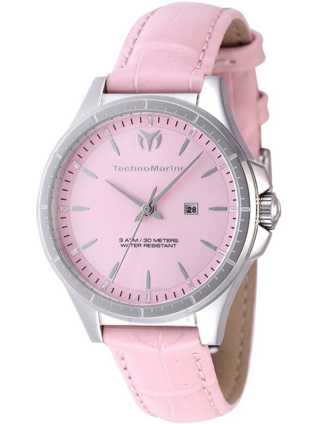 Technomarine MoonSun Date Quartz Pink Dial Ladies Watch TM-822041 - TECHNOMARINE - BALAAN 1