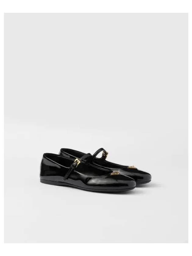 Patent Leather Ballerinas Black - PRADA - BALAAN 2