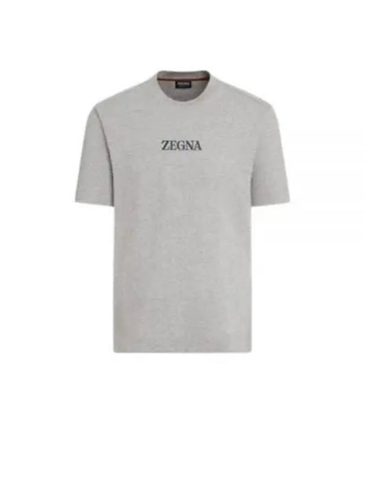 24 UTE COTTON T SHIRT RUD364 A7D777 K95 logo short sleeve - ERMENEGILDO ZEGNA - BALAAN 1