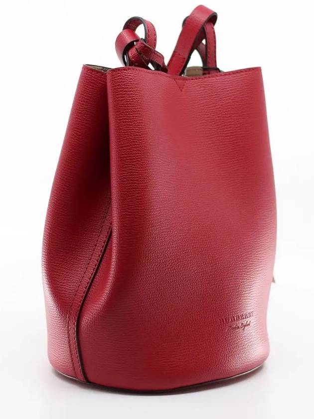 Haymarket Lawn Solid Shoulder Bag Red - BURBERRY - BALAAN 4